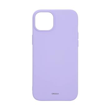 ONSALA Back Sil Touch Recycled MagSerie iPhone 15 Plus Purple