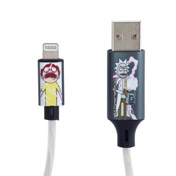 RICK&MORTY USB A to Lightning Light-Up 1.2m