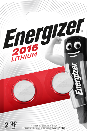 Energizer - Battery Lithium CR2016 (2-pack)