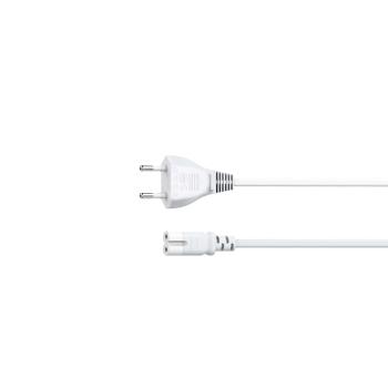 HAMA Euro Mains Lead for Play3/Play5 White 5.0m