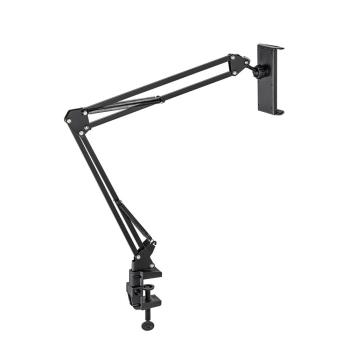 HAMA Tablet Holder w screw clamp Swivel arm Fit devices 7-12.9" Balck