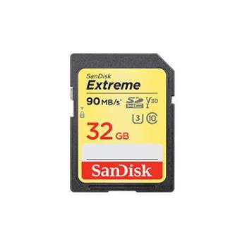 SANDISK SDHC Extreme 32GB 90/40MB/s UHS-I V30 U3 C10