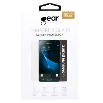 GEAR Härdat Glas 3D Full Cover Svart Samsung J3 (2017)