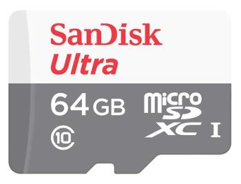 SanDisk MicroSDXC Ultra 64GB, 80 MB/s, Class 10