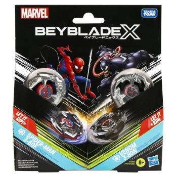 BEYBLADE BBX Launcher and Top 2-pk Marvel Spider-Man/Venom