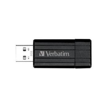 Verbatim 8GB USB Drive PinStripe Black USB 2.0 High Speed