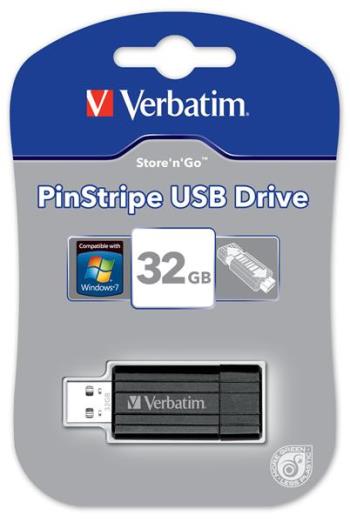 Verbatim 32GB StoreNGo PinStripe, Black USB 2.0, (12/5MB/s)