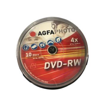 AGFA DVD-RW 16x 10-Pack Cakebox