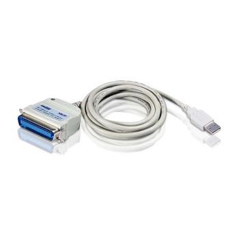 Aten USB 2.0-kabel USB A hane - Centronics 1.8 m Grå