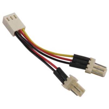 Adapter för 3-pins fläktar Y-kabel 2-1