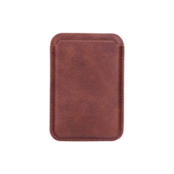 ONSALA Magnetic Cardholder Brown iPhone 12 and later