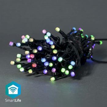 Nedis SmartLife Dekorativ LED | Sträng | Wi-Fi | RGB | 42 LED's | 5.00 m | Android- / IOS