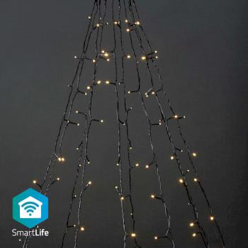 Nedis SmartLife Dekorativ LED | Träd | Wi-Fi | Varm Vit | 200 LED's | 20.0 m | 10 x 2 m | Android- / IOS