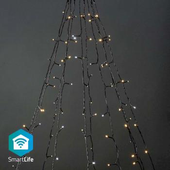 Nedis SmartLife Dekorativ LED | Träd | Wi-Fi | Varm till cool vit | 200 LED's | 20.0 m | 10 x 2 m | Android- / IOS