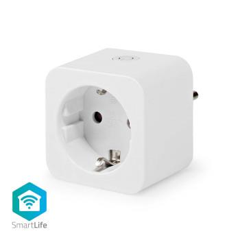 Nedis SmartLife Smart Plug | Wi-Fi | 3680 W | Type F (CEE 7/3) | 0 - 55 °C | Android- / IOS | Vit