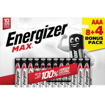 Energizer Alkaline Batteri AAA | 1.5 V DC | 12-Blister