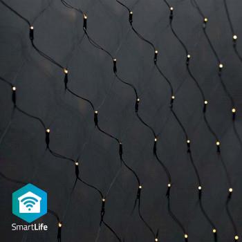 Nedis SmartLife Dekorativ LED | Netto | Wi-Fi | Varm Vit | 280 LED's | 3.00 m | 3 x 2 m | Android- / IOS