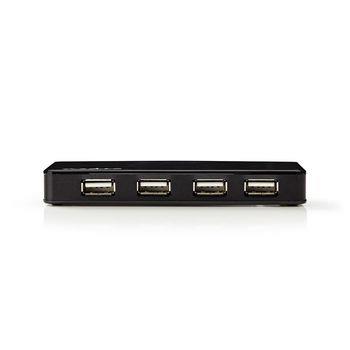 Nedis USB-hubb | USB A-Hane | USB-A Hona | 7-port port(s) | USB 2.0 | Strömadapter / USB ström | 7x USB
