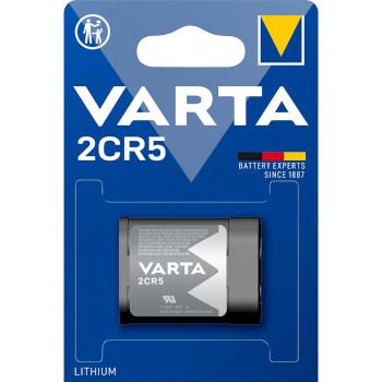 Varta Lithium Battery 2CR5 | 6 V DC | 1400 mAh | 1-Blister | Grå / Silver