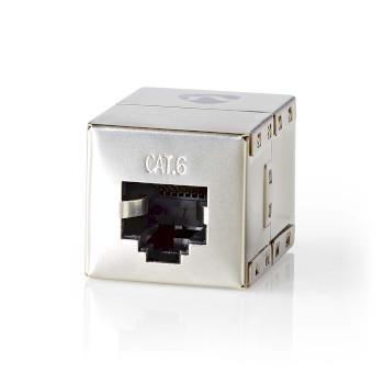 Nedis Nätverkskoppling | CAT6 | Skärmad | RJ45 Hona | RJ45 Hona | Rak | Metall | Låda