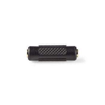 Nedis Stereo Audio Adapter | 3.5 mm Hona | 3.5 mm Hona | Guldplaterad | Rak | ABS | Antracit | 1 st. | Kartong med fönster