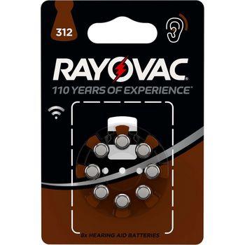 Rayovac: Acoustic Special 312 PR41 till hörapparat 8-p