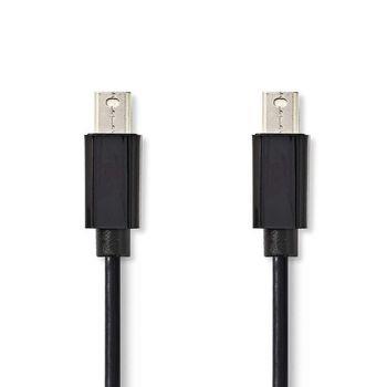 Nedis Mini Displayport-kabel | DisplayPort 1.2 | Mini DisplayPort Hane | Mini DisplayPort Hane | 21.6 Gbps | Nickelplaterad | 1.00 m | Rund | PVC | Svart | Plastpåse