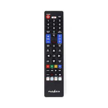 Nedis Ersättnings Fjärrkontroll | Passar till: Samsung | Förprogrammerad | 1 Enhet | Amazon Prime / Disney + Button / Netflix Knapp / Smarthem knapp / Youtube Knapp | Infraröd | Svart