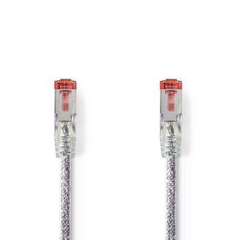 Nedis Cat 6 kabel | RJ45 hane | RJ45 hane | S/FTP | 10.0 m | Rund | LSZH | Transparent | Plastpåse