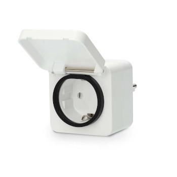 Nedis SmartLife Smart Plug | Zigbee 3.0 | IP44 | Strömmätare | 3680 W | Type F (CEE 7/7) | -25 - 55 °C | Android- / IOS | Vit | 1 st.