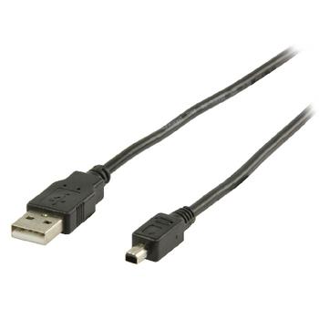 Valueline USB 2.0-kabel USB A hane - Mitsumi 4-stifts hankontakt 2.00 m Svart