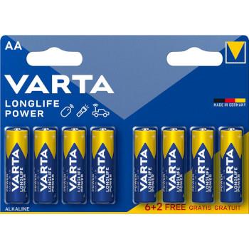 Varta Alkaline Batteri AA | 1.5 V DC | 8-Kampanjblister