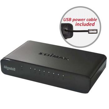 Edimax Nätverk Omkopplare Gigabit 8-Port
