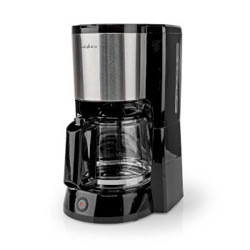 Nedis Kaffebryggare | Filtrera kaffe | 1.5 l | 12 Koppar | Varmhållningsfunktion | Silver / Svart