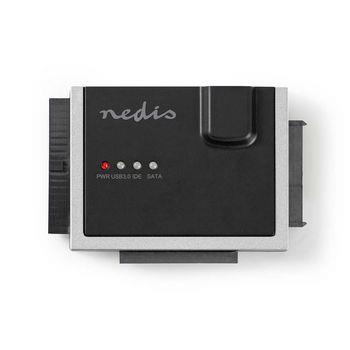 Nedis Hård disk Adapter | USB 3.0 | 2.5 / 3.5 " | IDE + SATA | Strömadapter