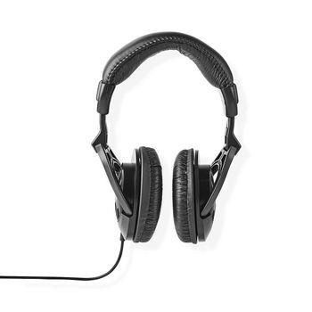 Nedis Over-Ear Wired hörlurar | Kabellängd: 2.50 m | Volymkontroll | Svart