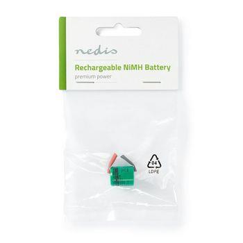 Nedis Laddningsbara Ni-MH-batteri | 1.2 V | 300 mAh | Lödflikar | 1-Polybag