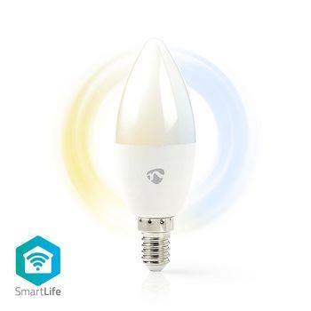 Nedis SmartLife LED-Lampor | Wi-Fi | E14 | 350 lm | 4.5 W | Kall Vit / Varm Vit | 2700 - 6500 K | Energiklass: A+ | Android- / IOS | Ljus | 1 st.