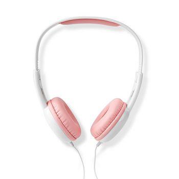 Nedis On-Ear Trådbundna Hörlurar | 3.5 mm | Kabellängd: 1.20 m | 82 dB | Rosa