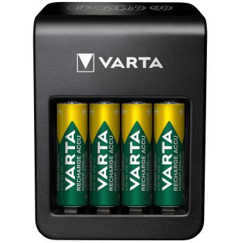 Varta NiMH LCD Plug Charger+ (AA, AAA & 9 Volt) inklusive 4x AA 2100 mAh