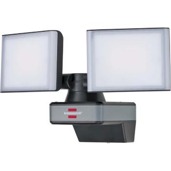 Brennenstuhl Anslut WIFI LED Duo Floodlight WFD 3050 / LED Säkerhetsljus 30W Styrbar via gratis app (3500lm, olika ljusfunktioner justerbar via app, för utomhusbruk IP54)