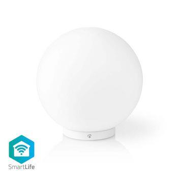 Nedis SmartLife stämningslampa | Wi-Fi | Rund | | 360 lm | RGB / Varm till cool vit | 2700 - 6500 K | 5 W | Glas