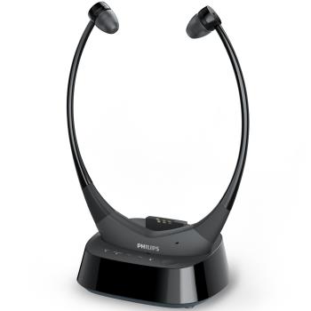Philips: TAE8005BK/10 Wireless In-ear TV headphones black