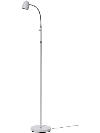 Golvlampa Koster Vit G 850/05. Armaturhantverk