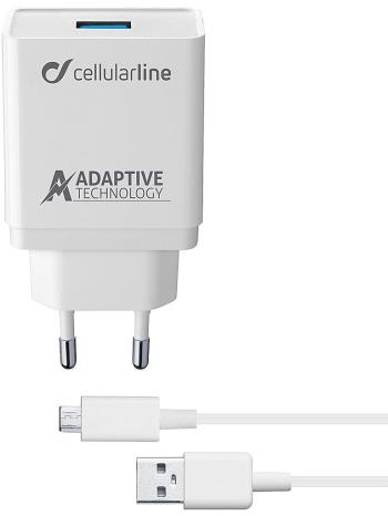 Laddare 15w Micro USB anpassad för Samsung inkl 1m kabel