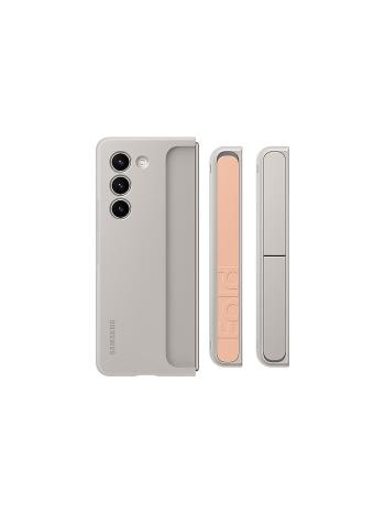 Samsung Fold5 Standing Case With Strap - Sand