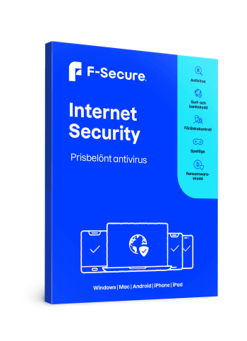 F-Secure F-Secure Internet Security | 5 enheter | 1 år | Attach