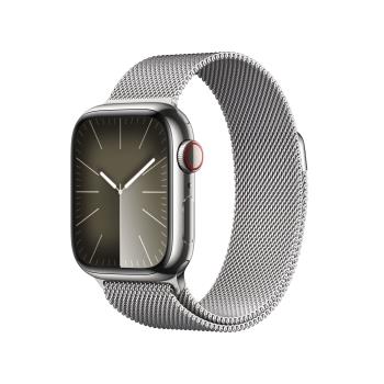 Apple Watch S9 GPS+Cell 41mm Silver Stainl Steel Case Silver ML