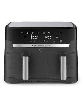 Fritös Dual Easy Fry & Grill Black OBH NORDICA