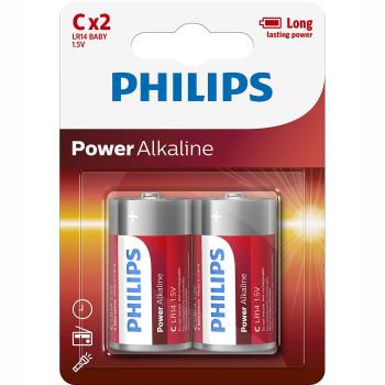 Philips Power Alkaline C LR14  2-pack